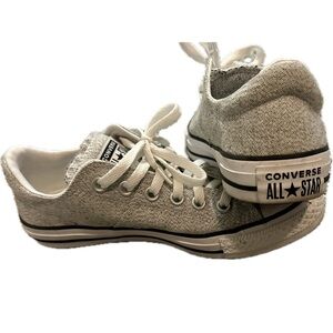 Converse Light Gray Canvas Sneakers
